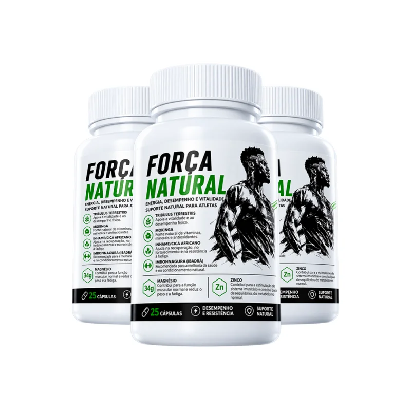 Frasco de Forca Natural — vista frontal